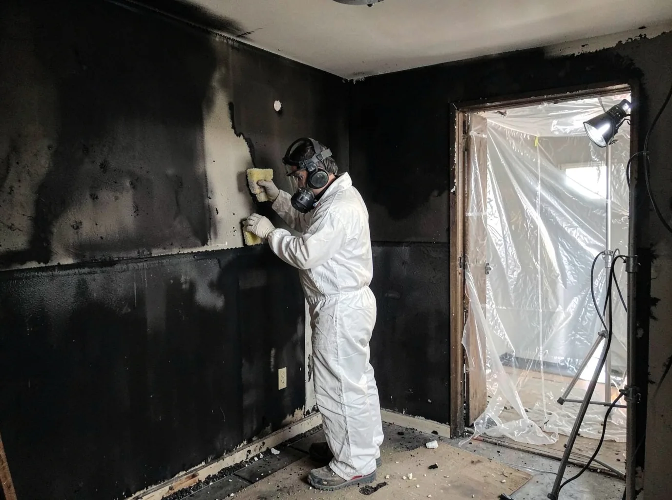 Fire Damage Restoration company in Levering, MI